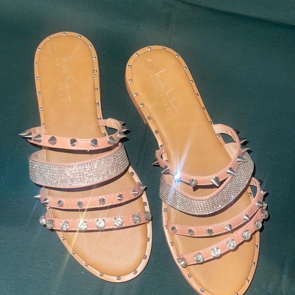 Nicole Miller studded Sandals W10